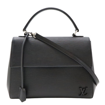 Louis Vuitton Cluny Black Leather Handbag 