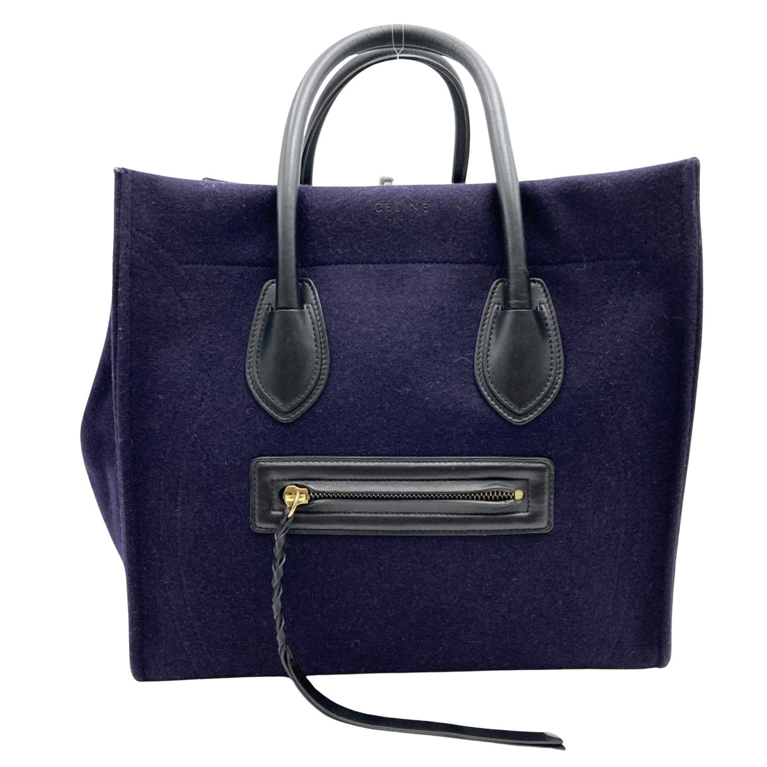 Céline Phantom Purple Suede Handbag 