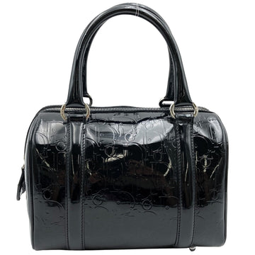 Dior Trotter Black Patent Leather Handbag 