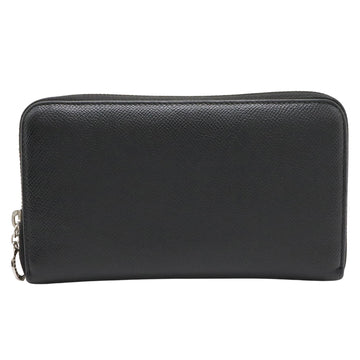 Bulgari Bvlgari bvlgari Black Leather Wallet 