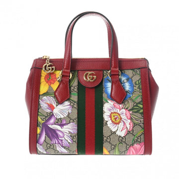 Gucci Flora Multicolour Leather Handbag 