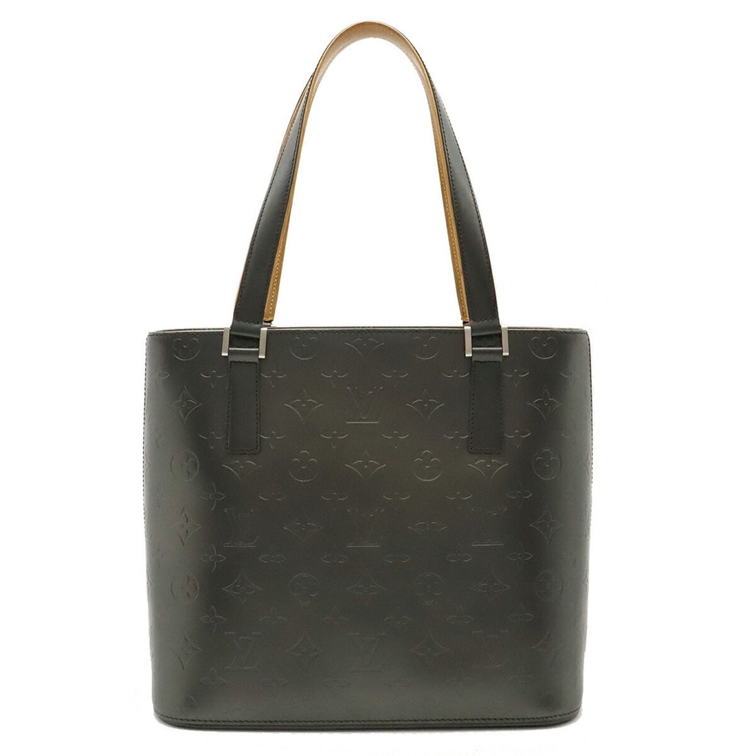 Louis Vuitton Stockton Black Leather Tote Bag