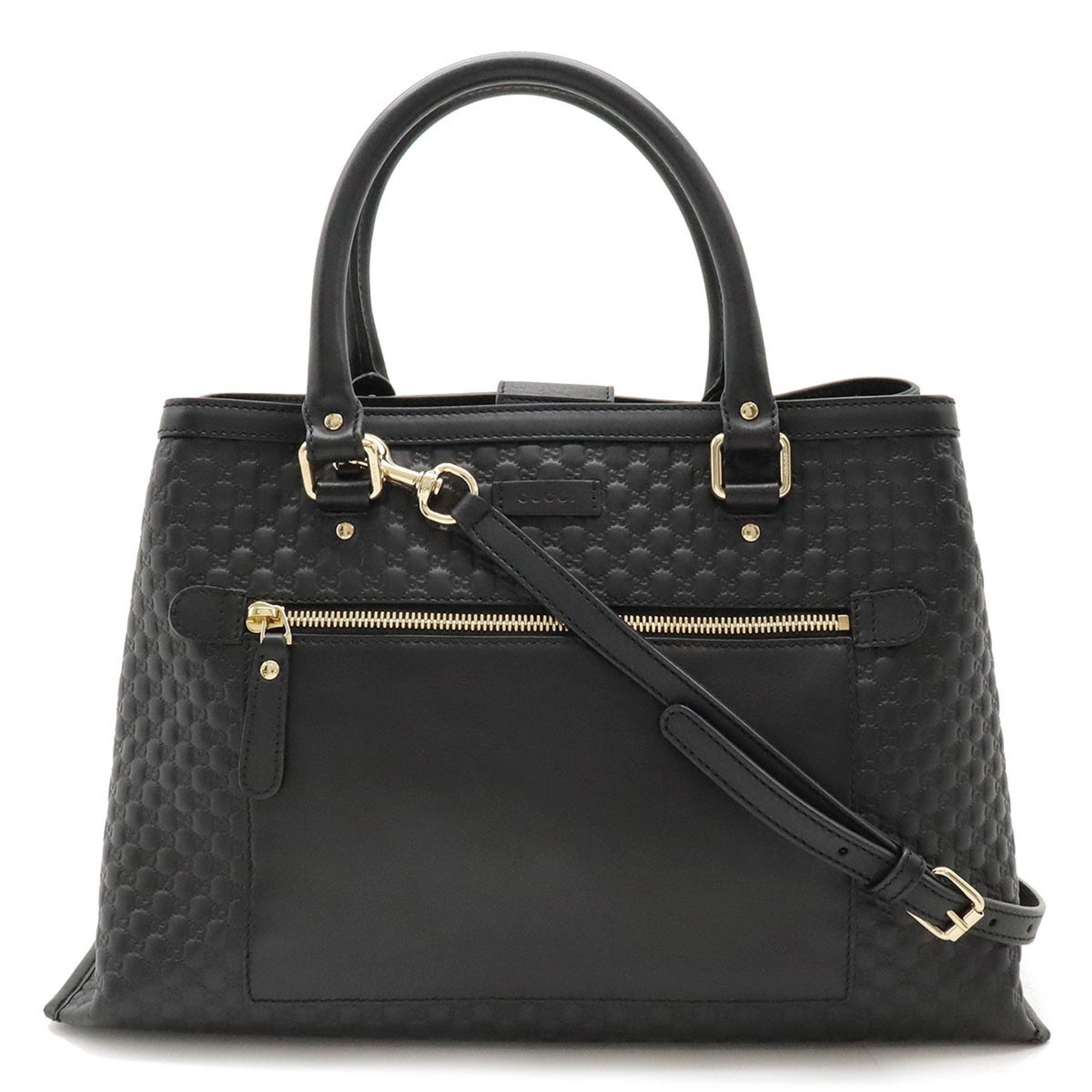 Gucci Micro guccissima Black Leather Handbag 