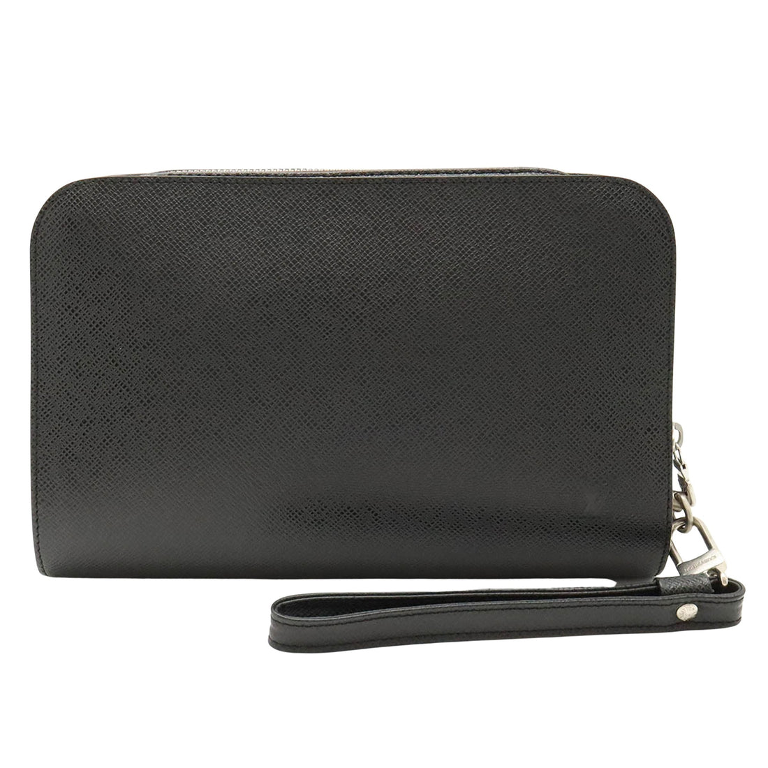 Louis Vuitton Baikal Black Leather Clutch Bag