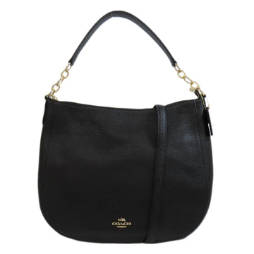 Coach Hobo Black Leather Shoulder Bag