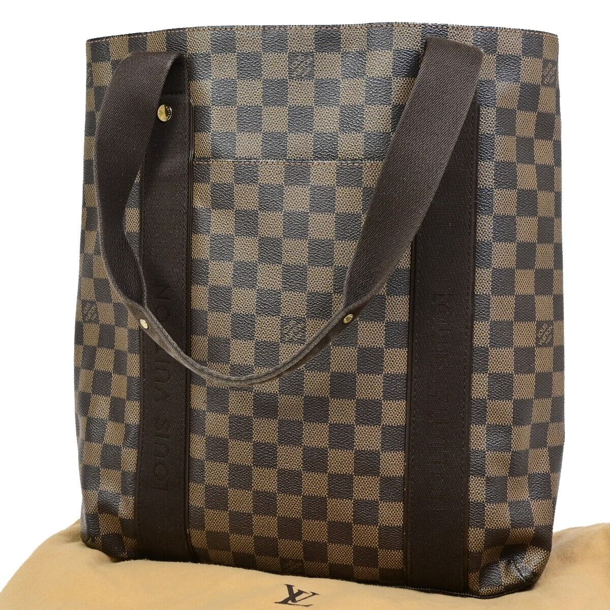 Louis Vuitton Beaubourg Brown Canvas Tote Bag