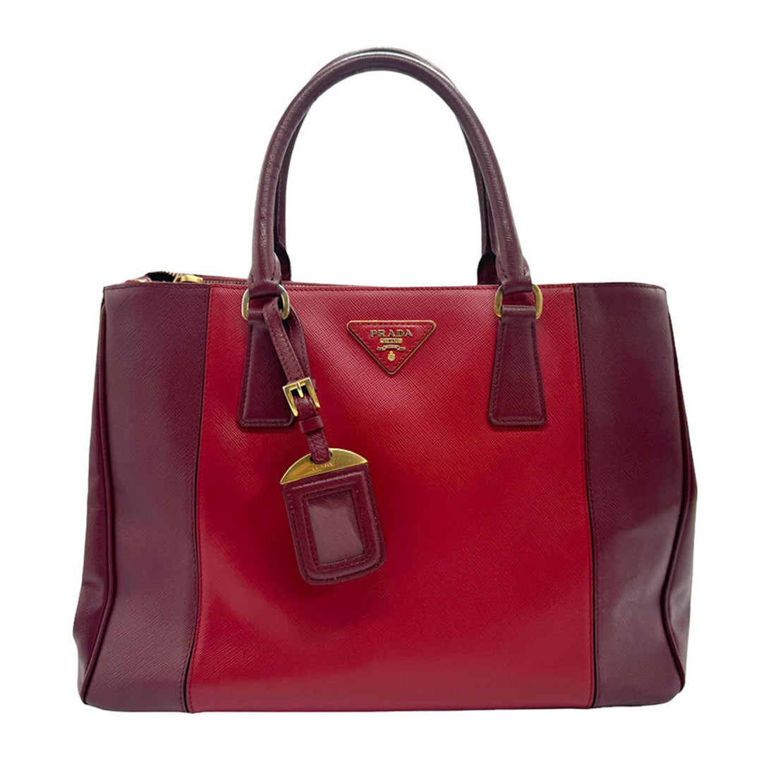 Prada Saffiano Multicolour Leather Handbag 