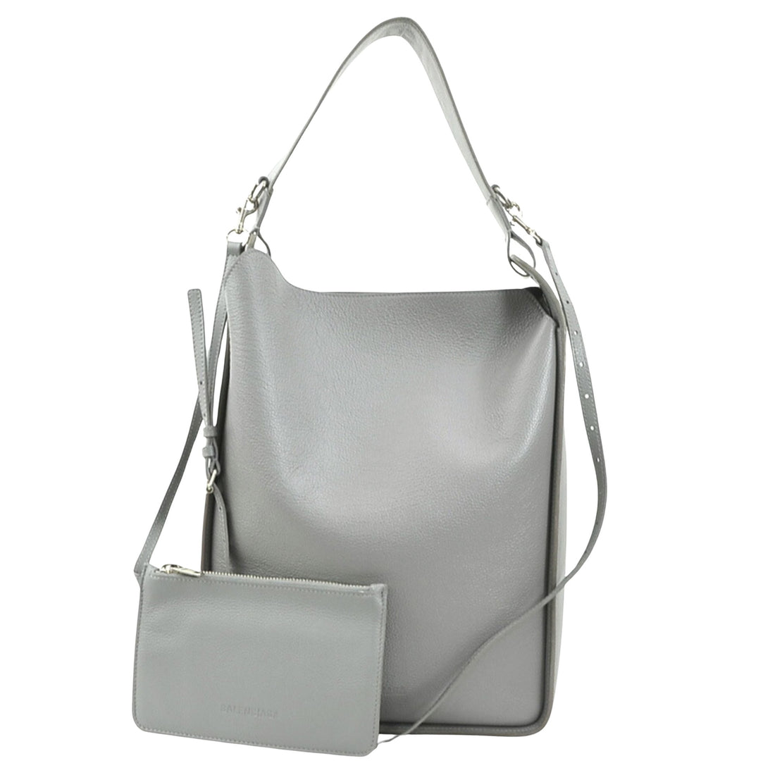 Balenciaga Tool Grey Leather Shoulder Bag