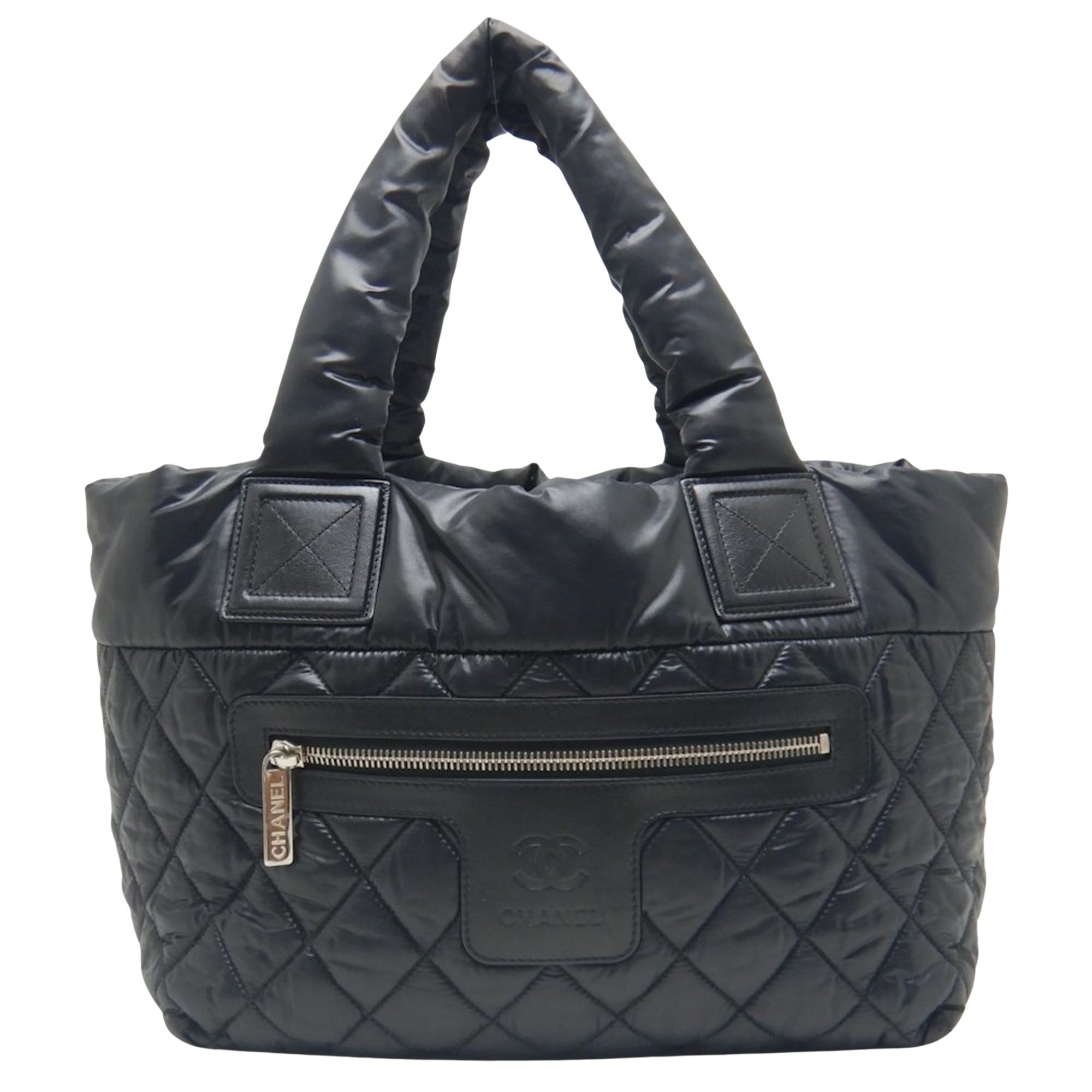 Chanel Coco Cocoon Black Synthetic Tote Bag