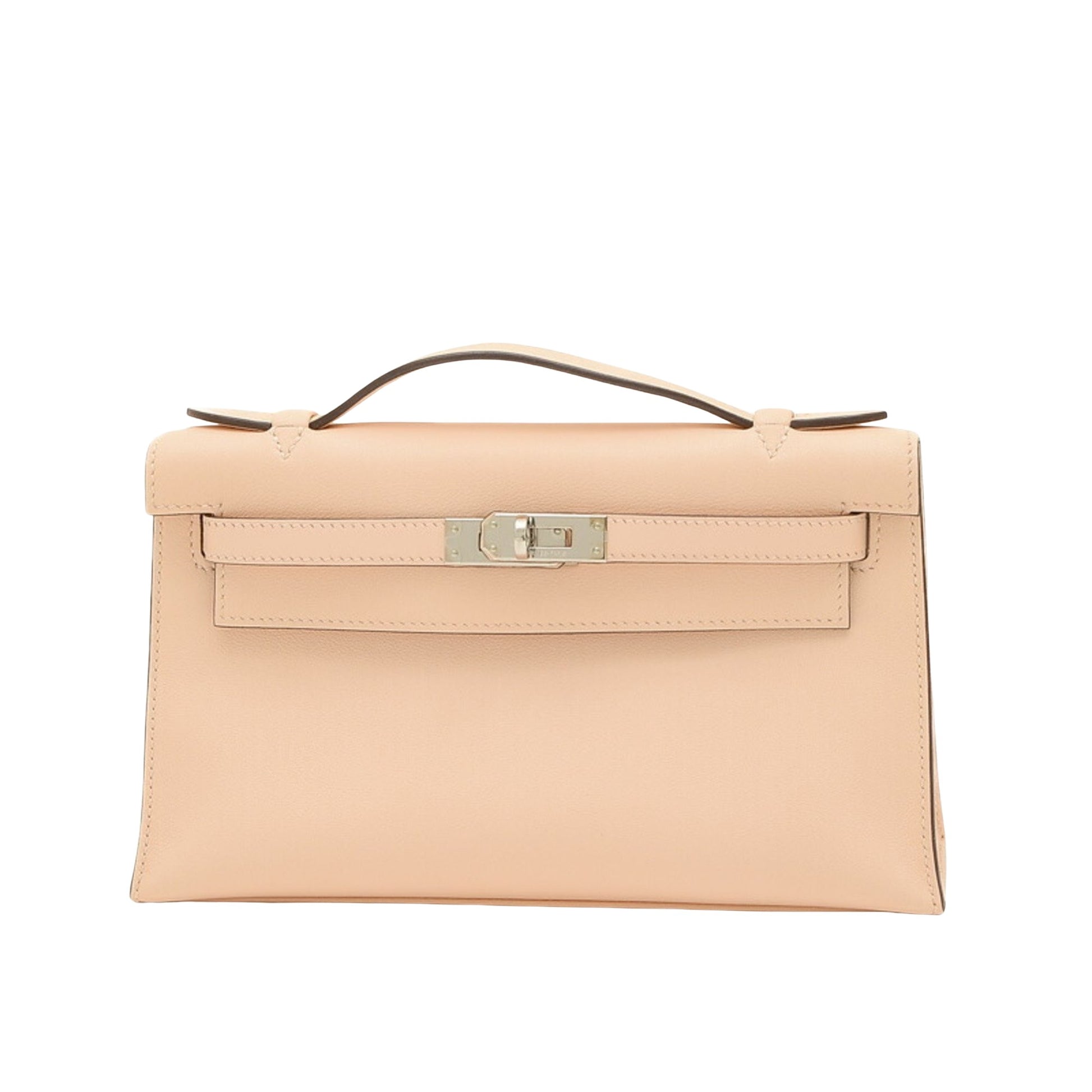 Hermès Kelly Beige Leather Shoulder Bag