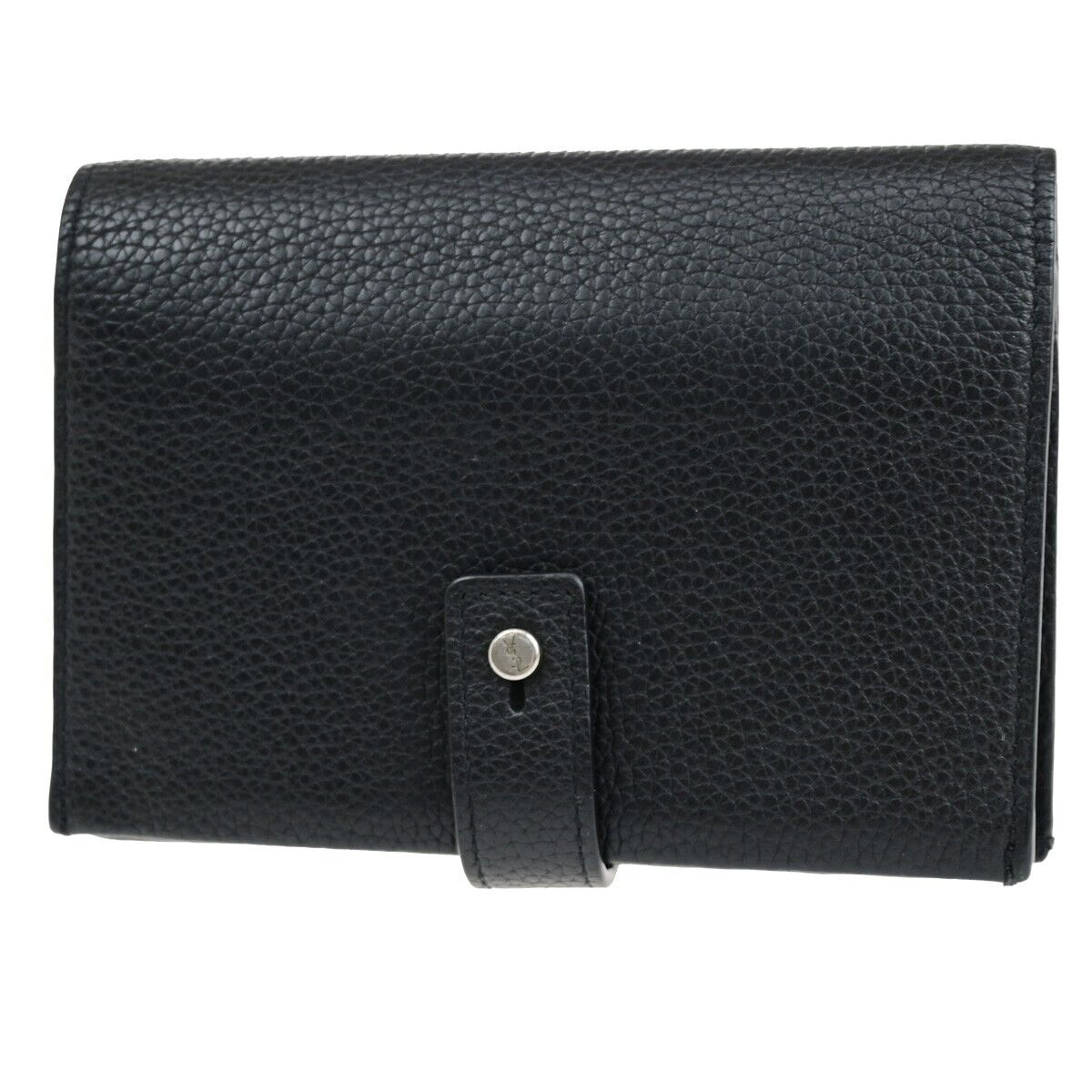 Yves Saint Laurent Black Leather Wallet 