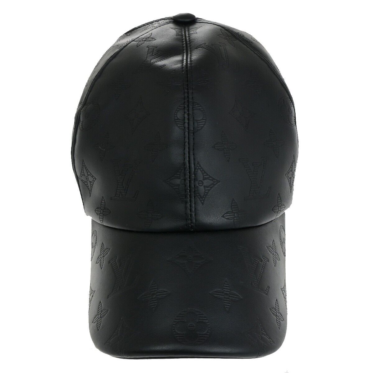 Louis Vuitton Black Leather Hat 