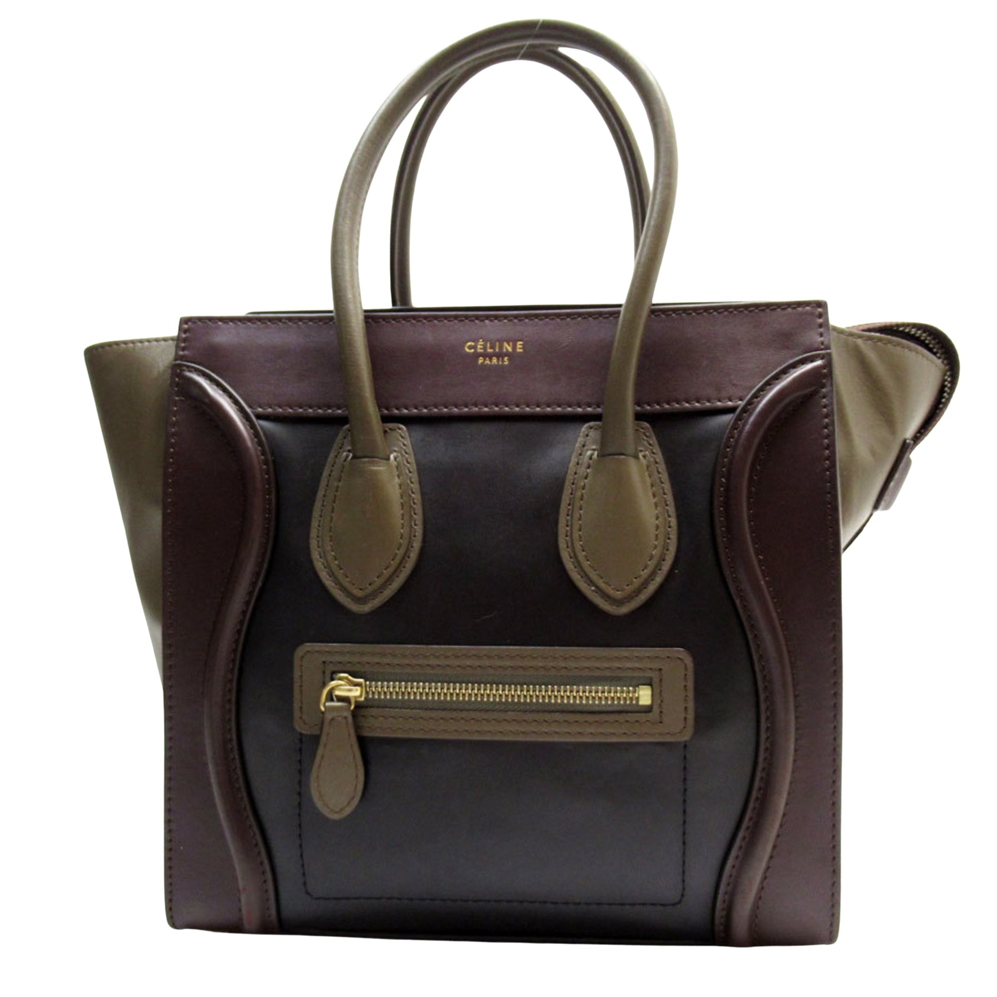 Céline Luggage Multicolour Leather Handbag 