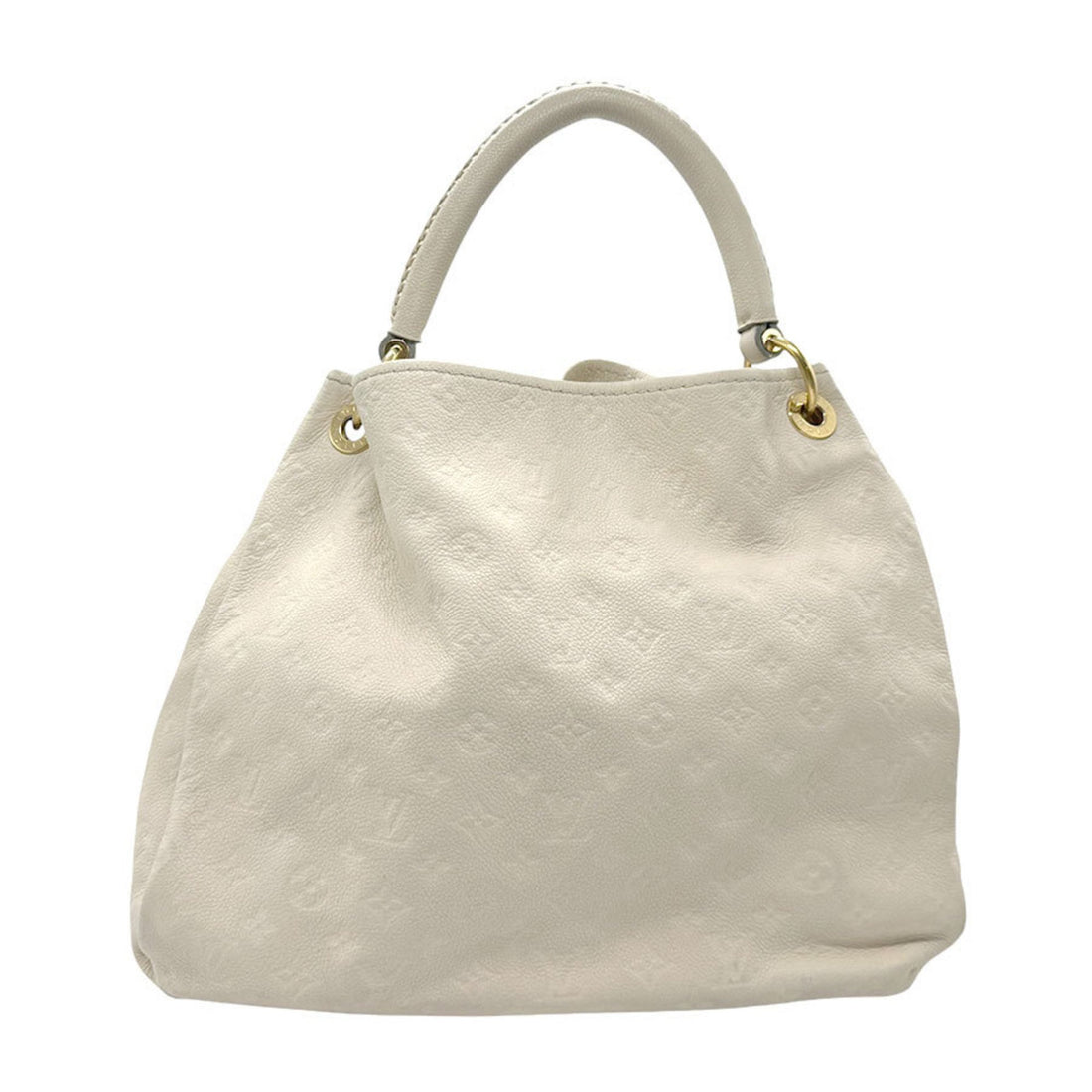 Louis Vuitton Artsy White Canvas Handbag 