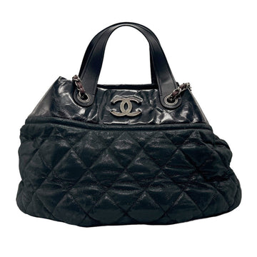 Chanel In the mix Black Leather Shoulder Bag