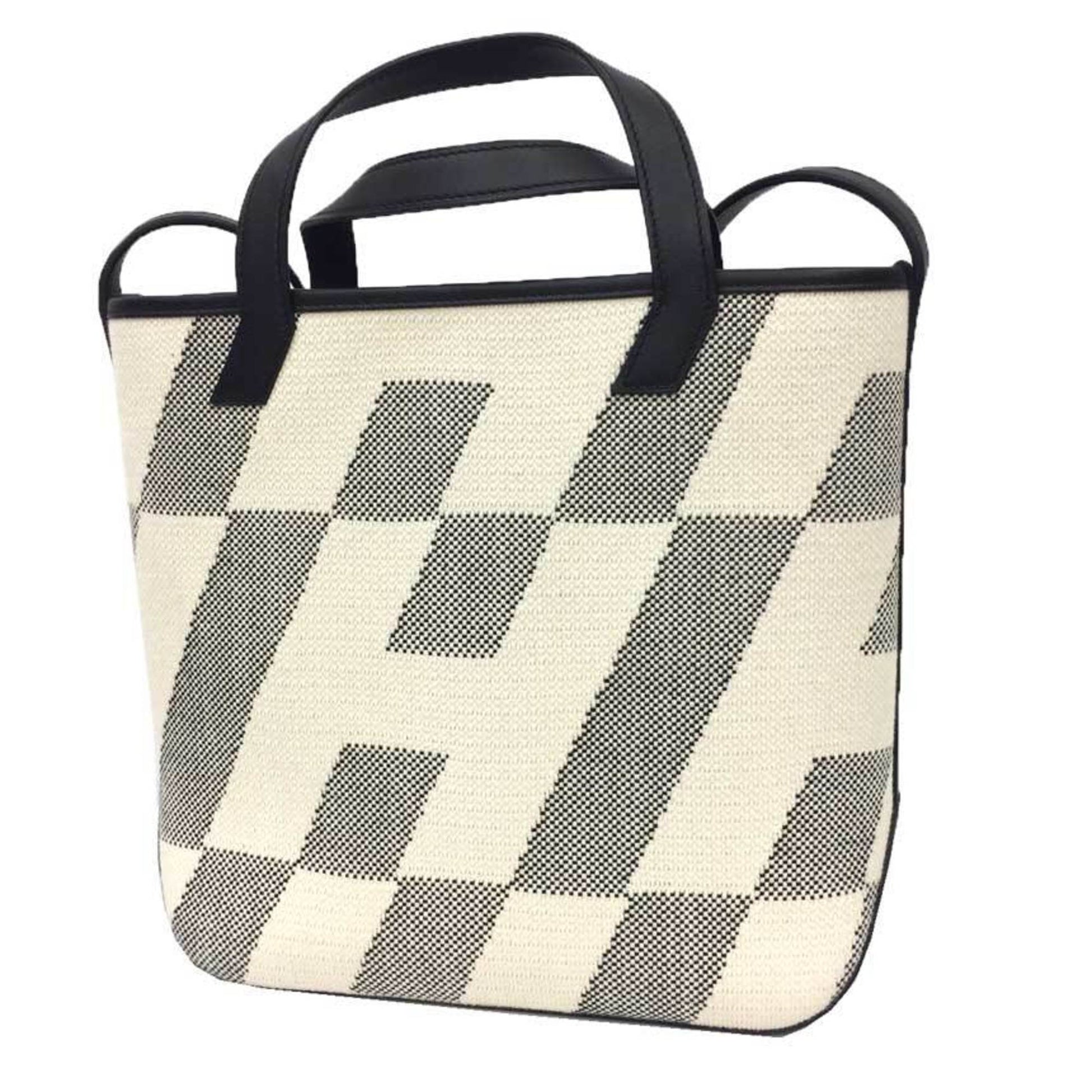 Hermès Ambier Ecru Canvas Tote Bag