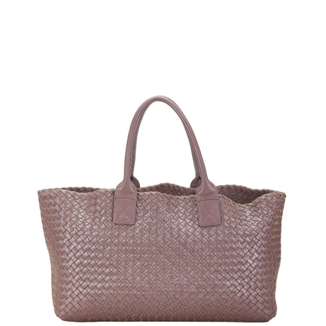 Bottega Veneta Intrecciato Purple Leather Handbag 