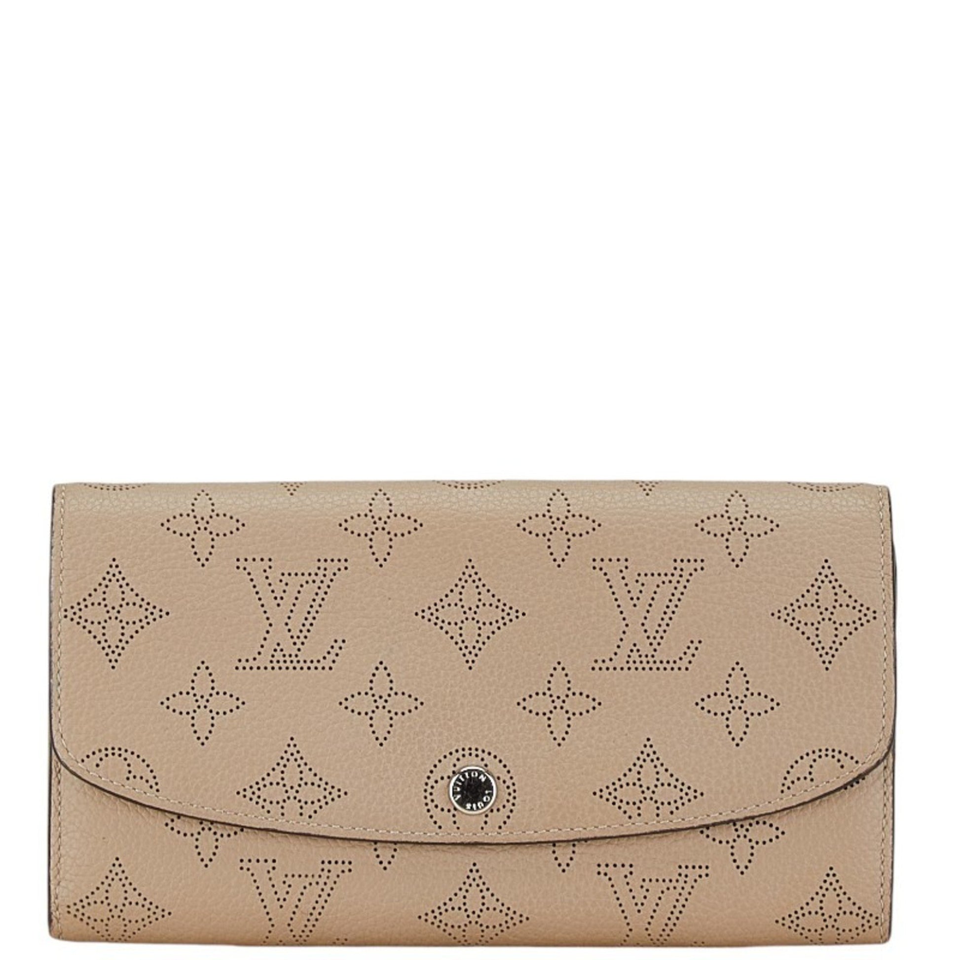 Louis Vuitton Iris Beige Leather Wallet 