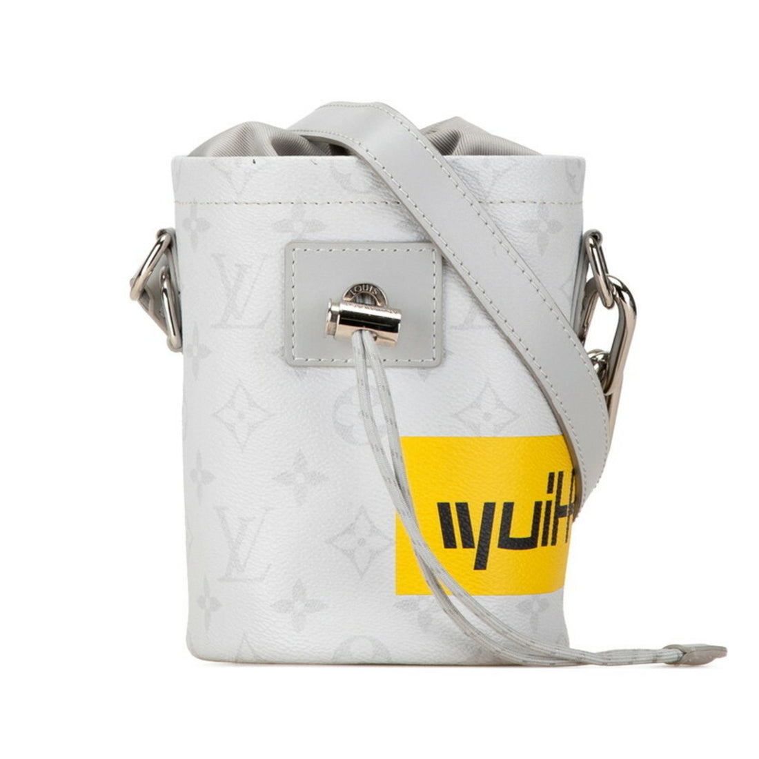 Louis Vuitton Chalk Nano White Canvas Shoulder Bag