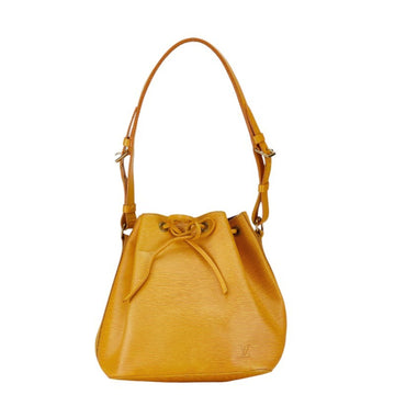 Louis Vuitton Noé Yellow Leather Shoulder Bag