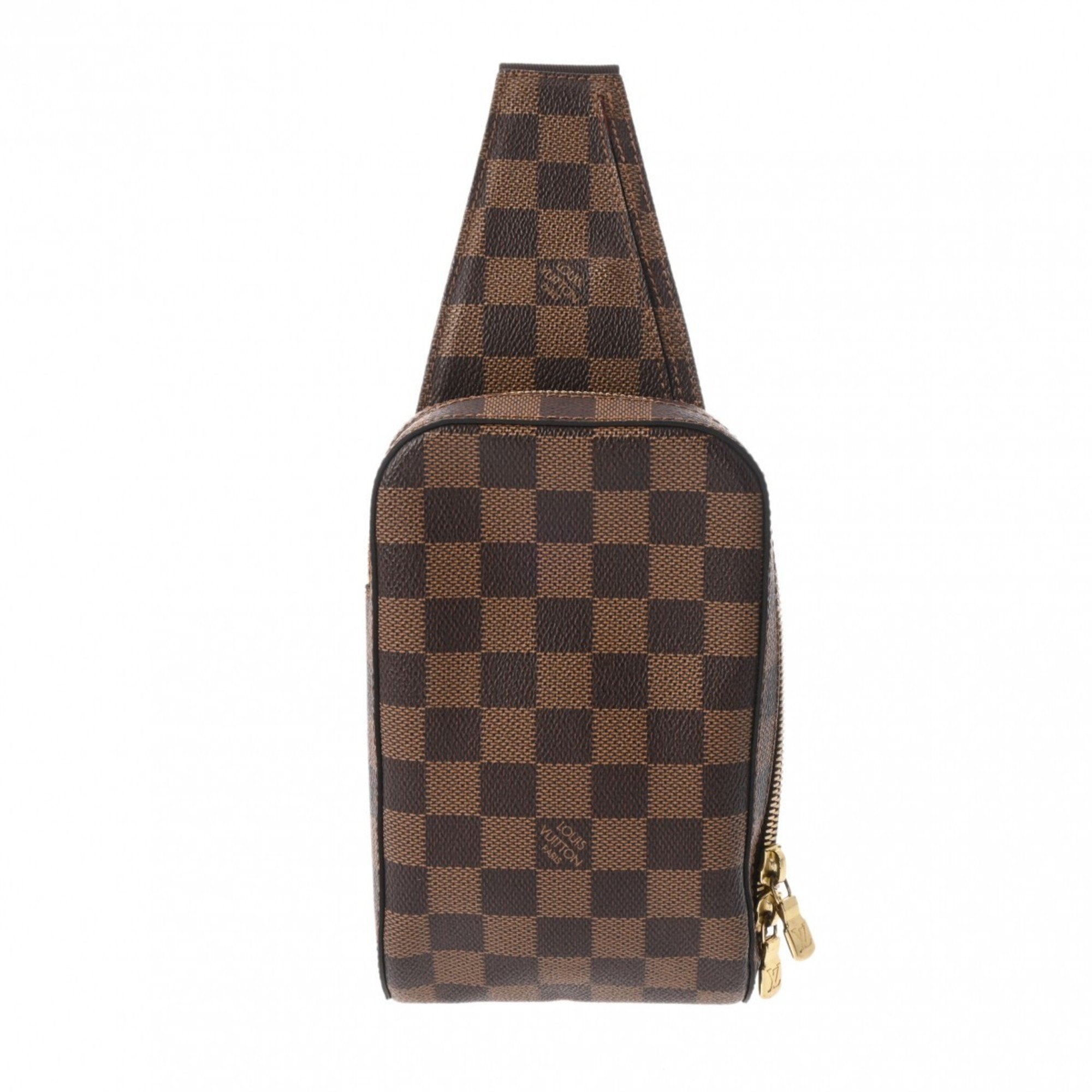 Louis Vuitton Geronimo Brown Canvas Clutch Bag