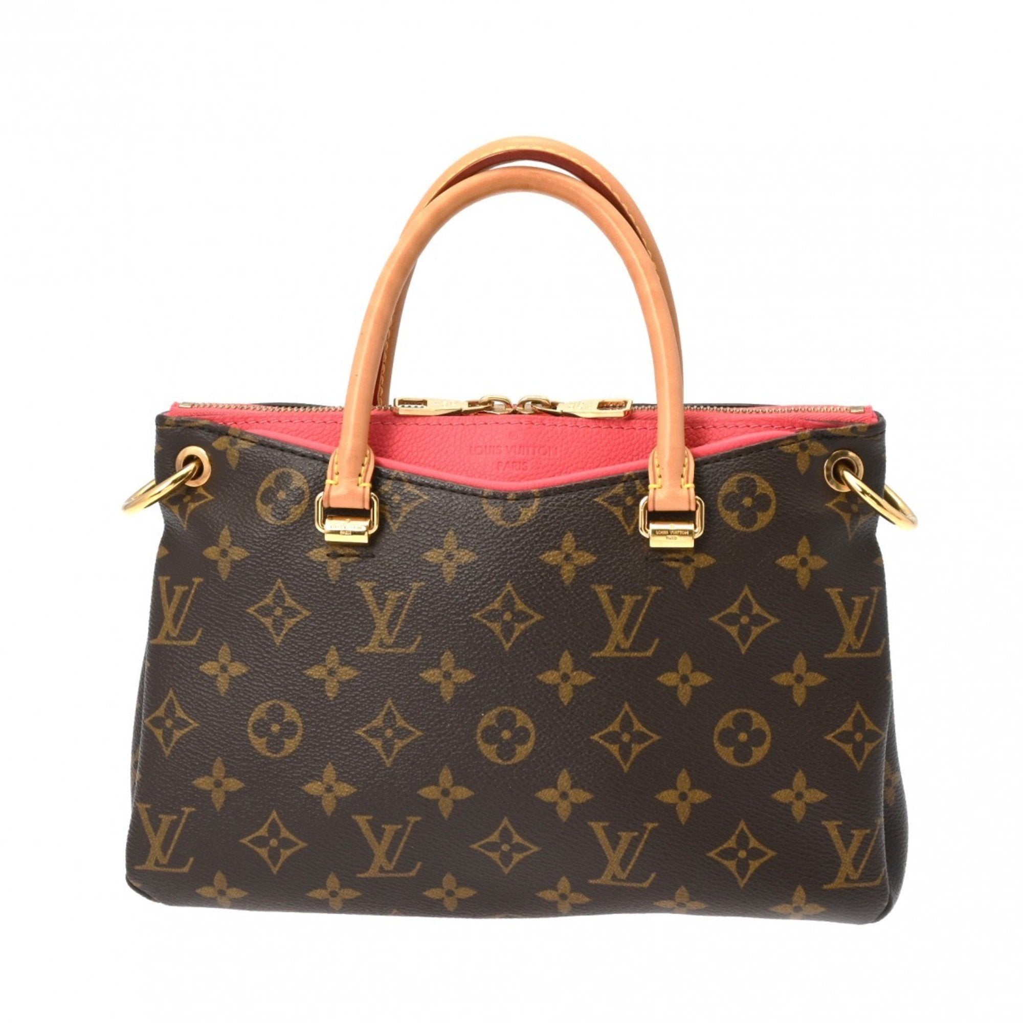 Louis Vuitton Pallas BB Brown Canvas Handbag 