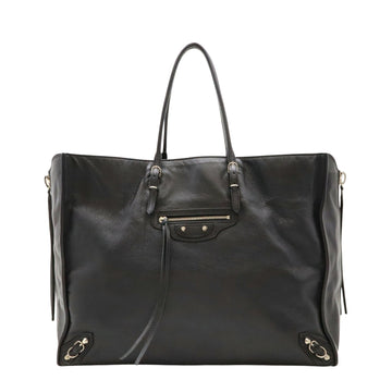 Balenciaga City Black Leather Shoulder Bag