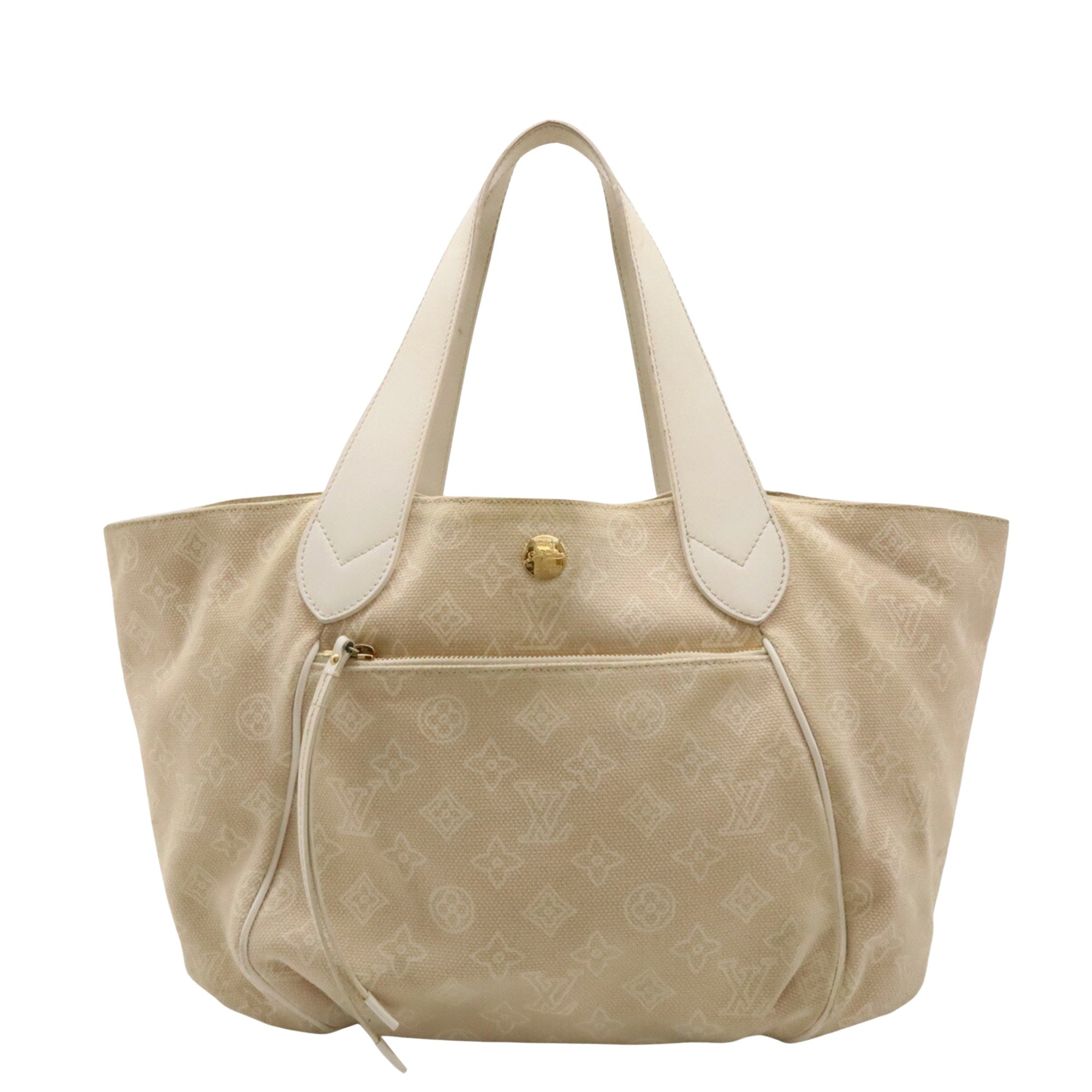 Louis Vuitton Ipanema Beige Canvas Tote Bag