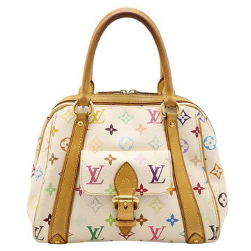 Louis Vuitton Priscilla Multicolour Canvas Handbag 