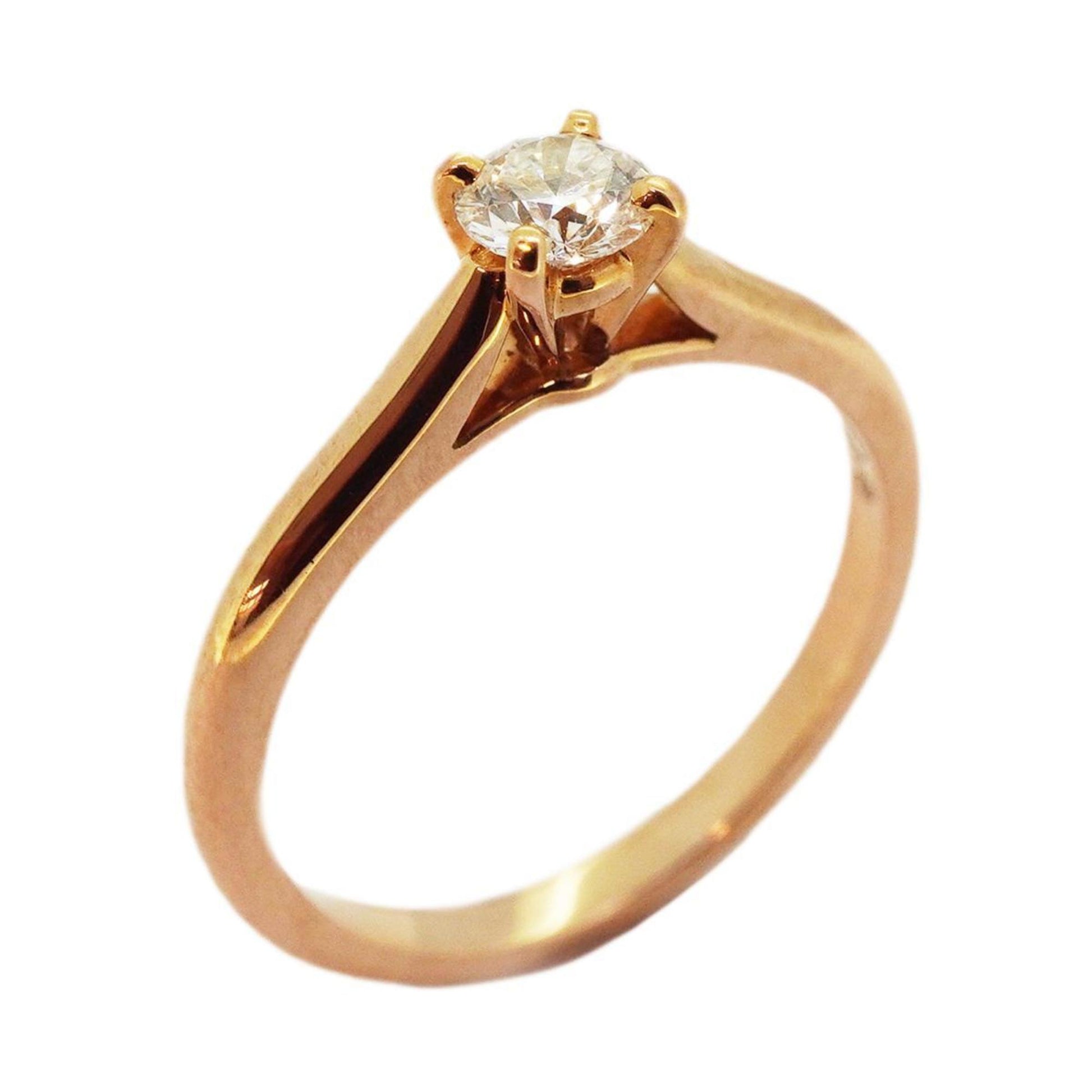 Cartier Solitaire Gold Rose Gold Ring 