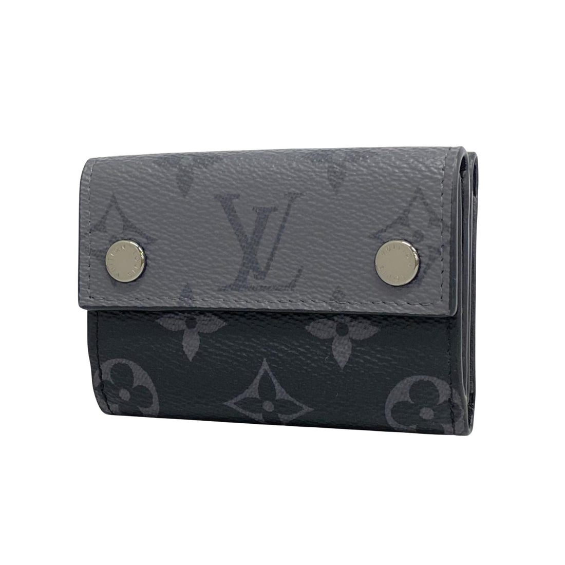 Louis Vuitton Discovery Black Canvas Wallet 