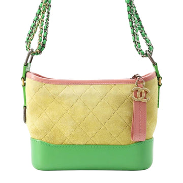 Chanel Gabrielle Multicolour Suede Shoulder Bag