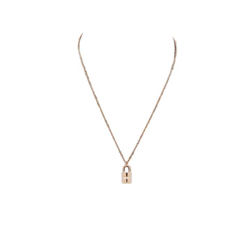 Hermès Kelly Gold Rose Gold Necklace 