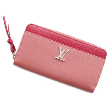 Louis Vuitton Lockme Red Leather Wallet 