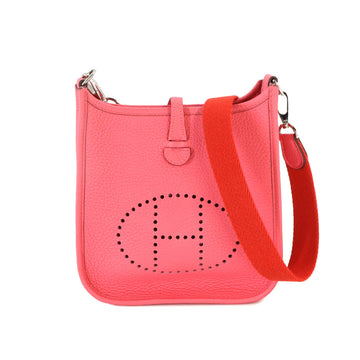 Hermès Evelyne TPM Pink Leather Shoulder Bag