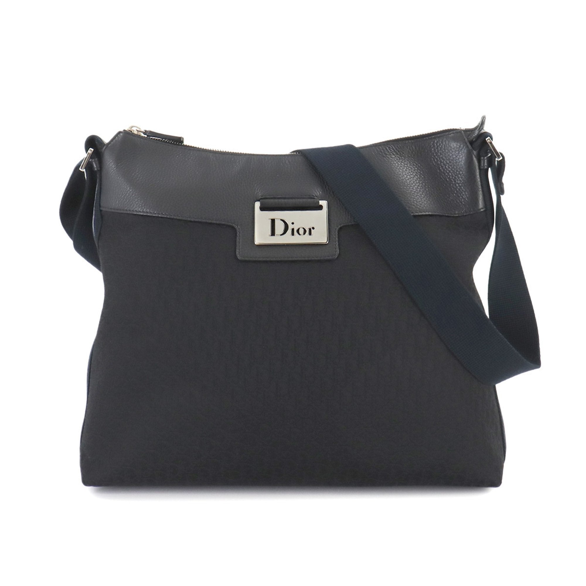 Dior Street chic Black Canvas Shoulder Bag