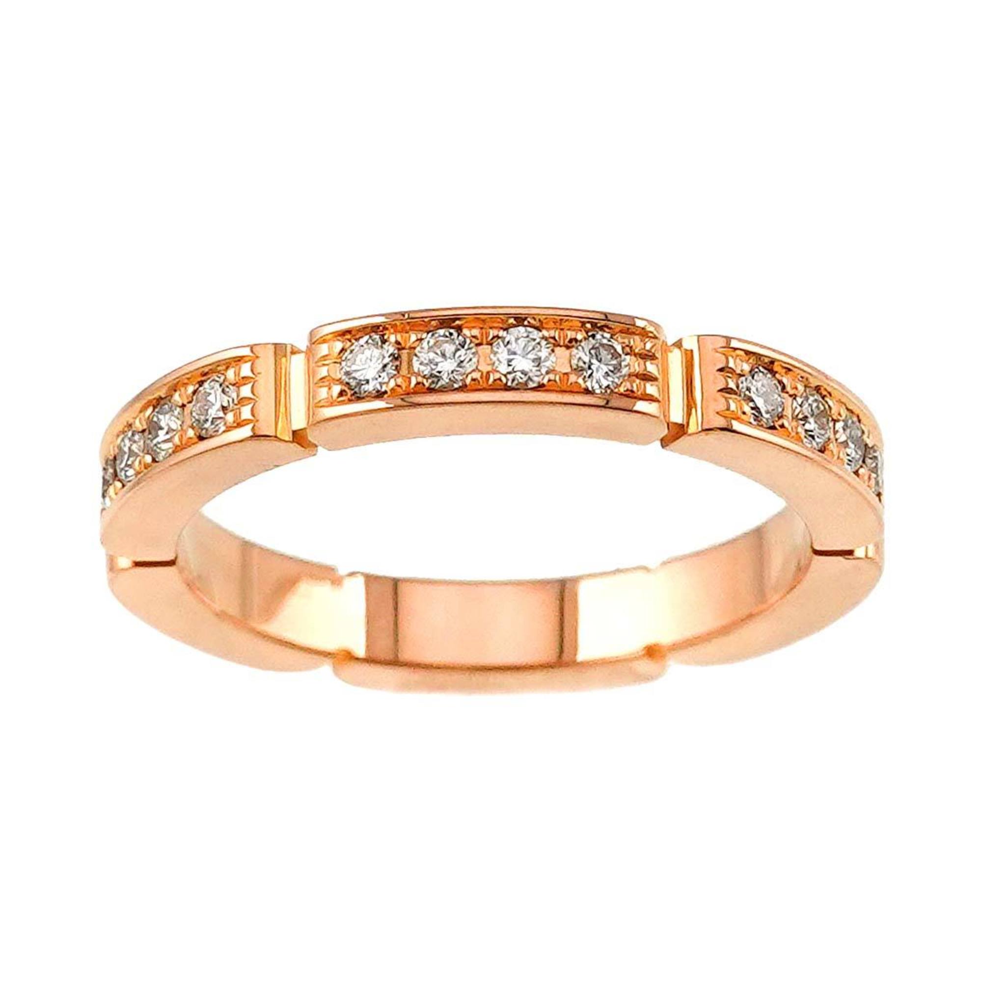 Cartier Maillon Panthère Gold Rose Gold Ring 