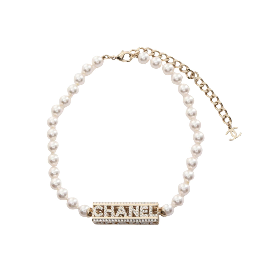 Chanel Gold Metal Necklace 