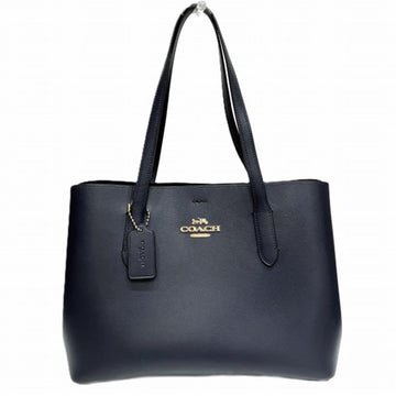 Coach caryall Navy Leather Tote Bag