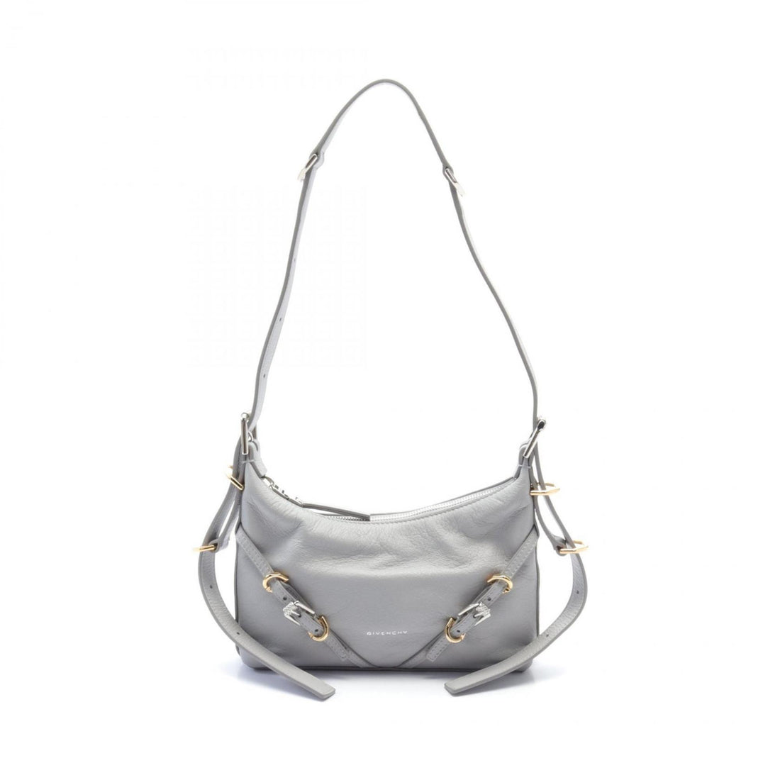 Givenchy Voyou Grey Leather Shoulder Bag