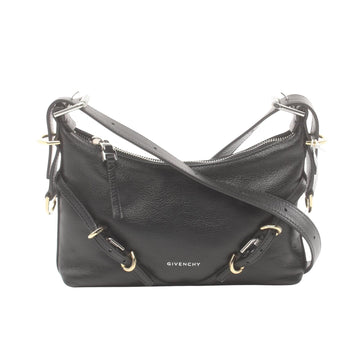 Givenchy Voyou Black Leather Shoulder Bag