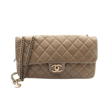 Chanel Timeless Brown Leather Shoulder Bag