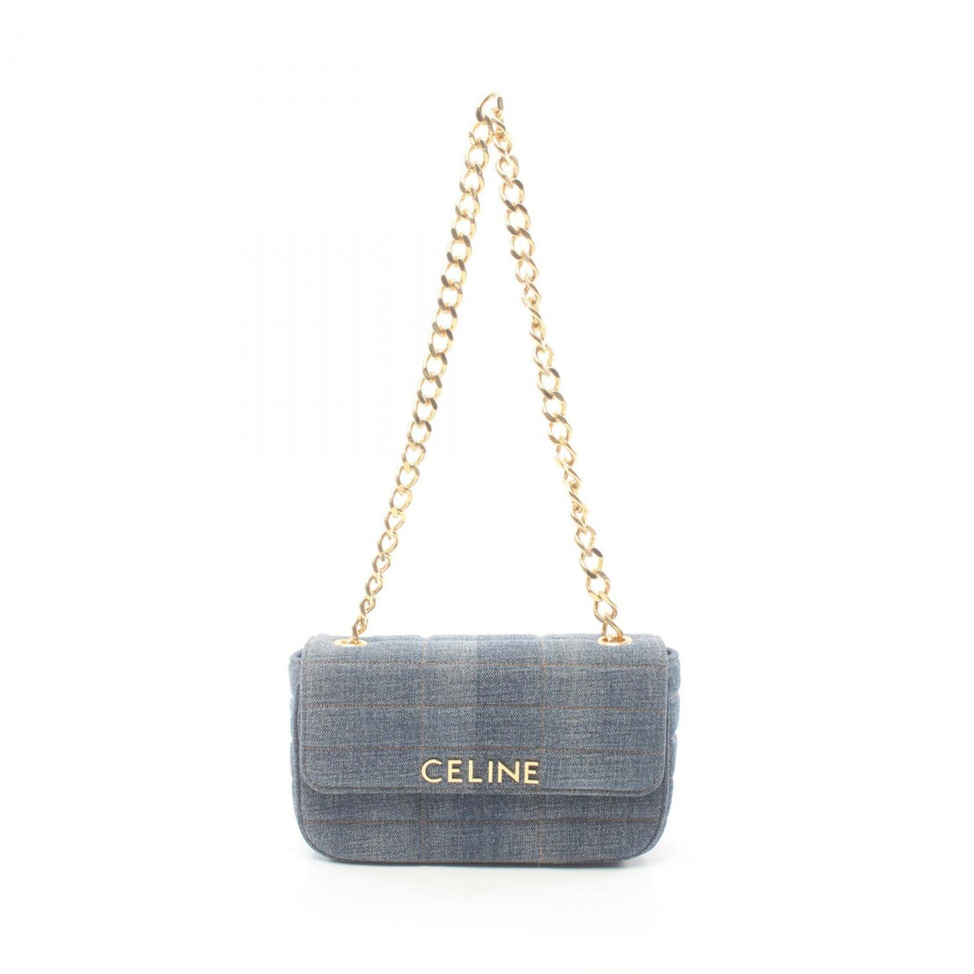 Céline Monochrome Navy Denim - Jeans Shoulder Bag