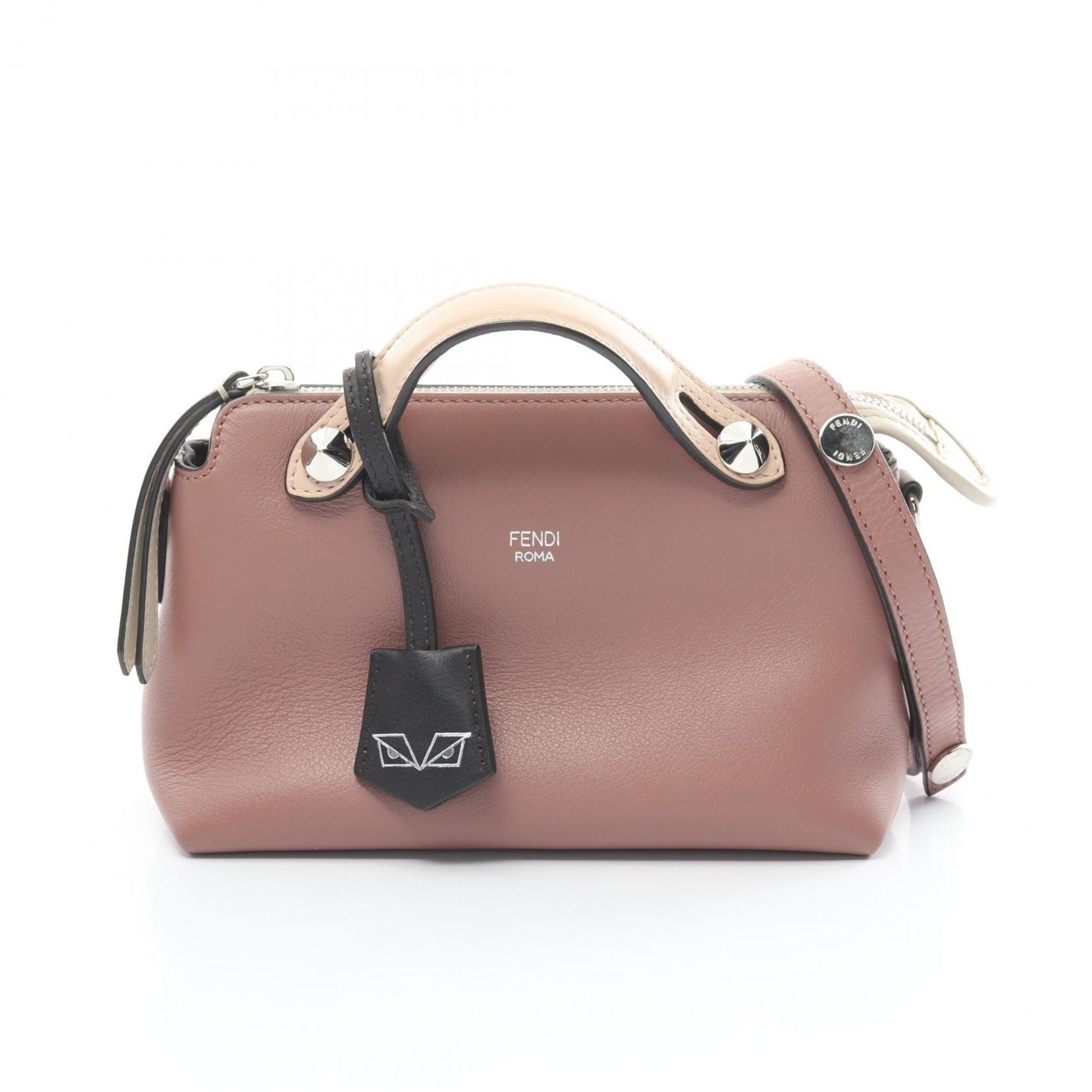 Fendi By The Way Pink Leather Handbag 