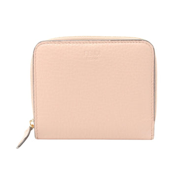 Fendi F is Fendi Pink Leather Wallet 