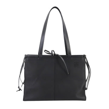 Loewe Cushion Black Leather Tote Bag