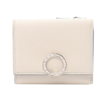 Bulgari Bvlgari bvlgari White Leather Wallet 