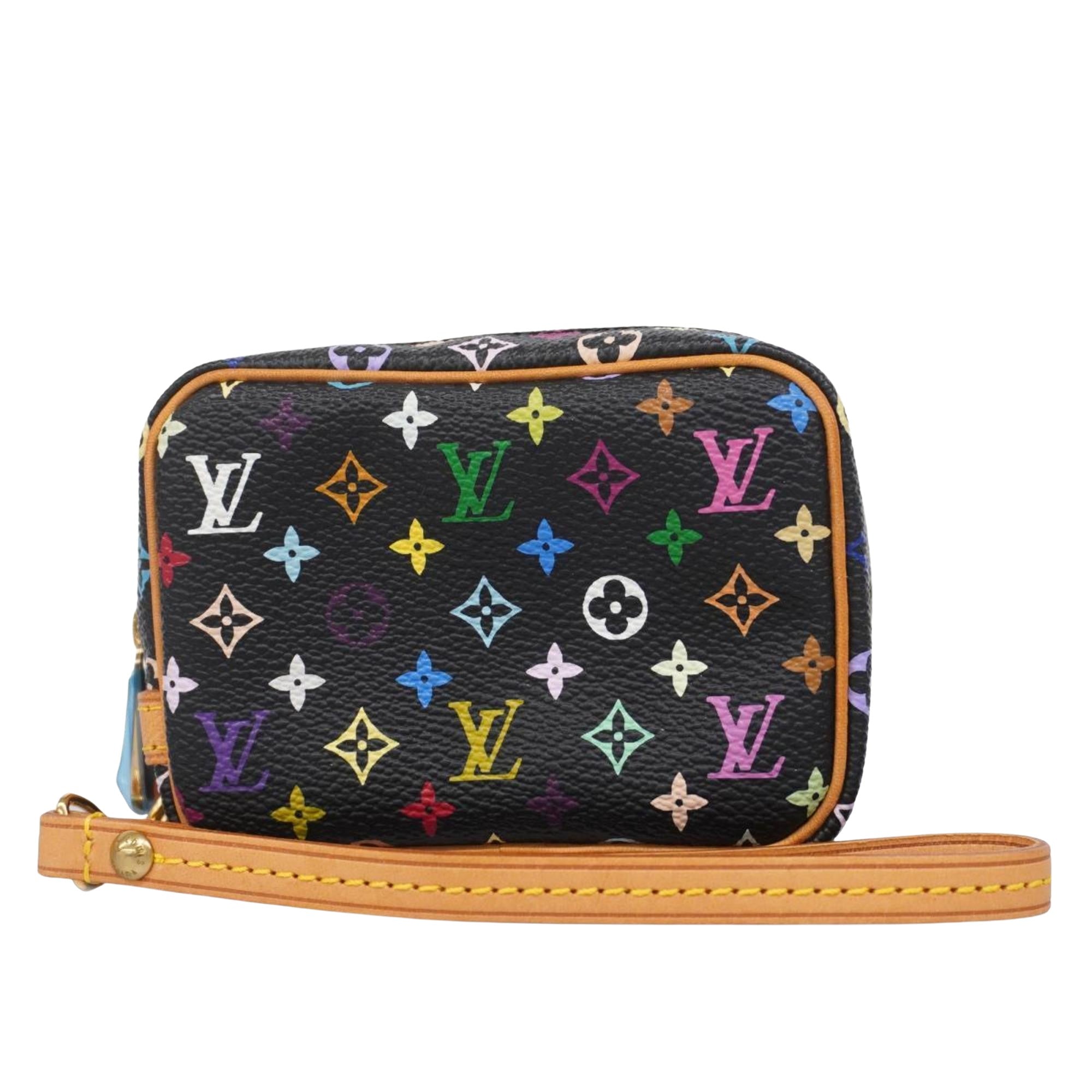 Louis Vuitton Wapiti Black Canvas Clutch Bag