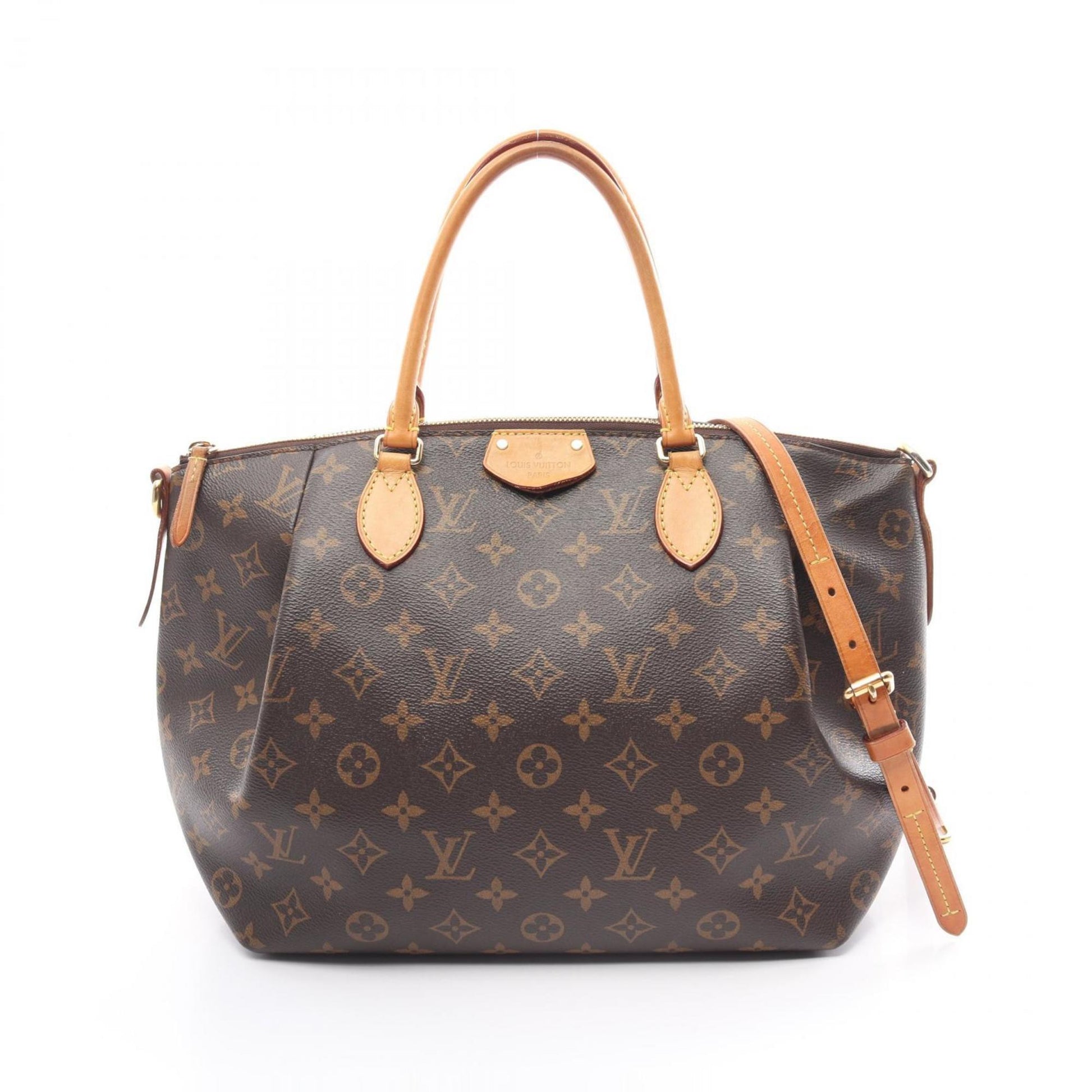 Louis Vuitton Turenne MM Brown Canvas Handbag 