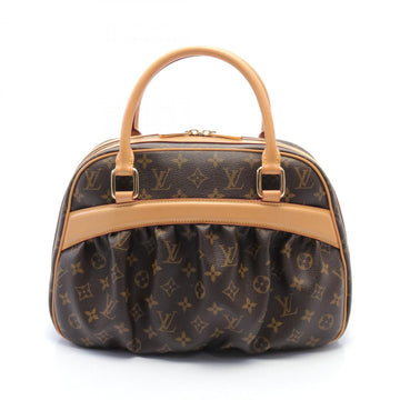 Louis Vuitton Mizi Brown Canvas Handbag 